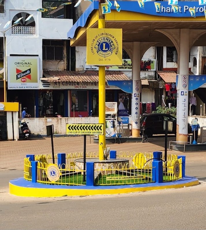 Traffic Island for Curchorem Sanvordem City 