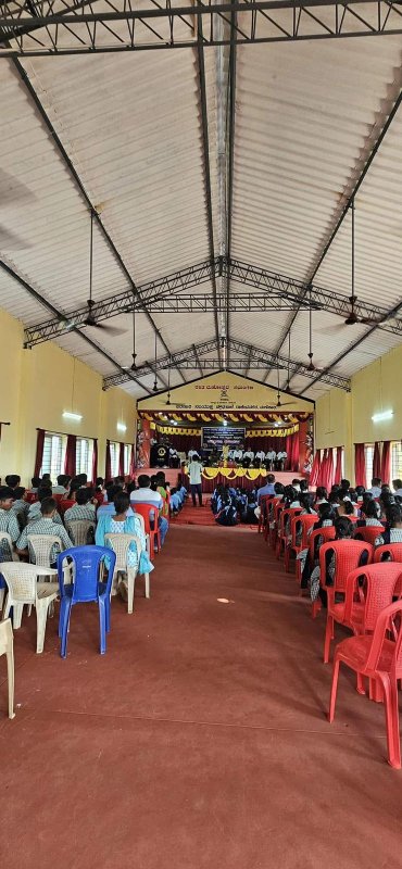 2 SCHOOL AUDITORIUM AT RAJIV NAGAR DONATED At L C MANIPAL